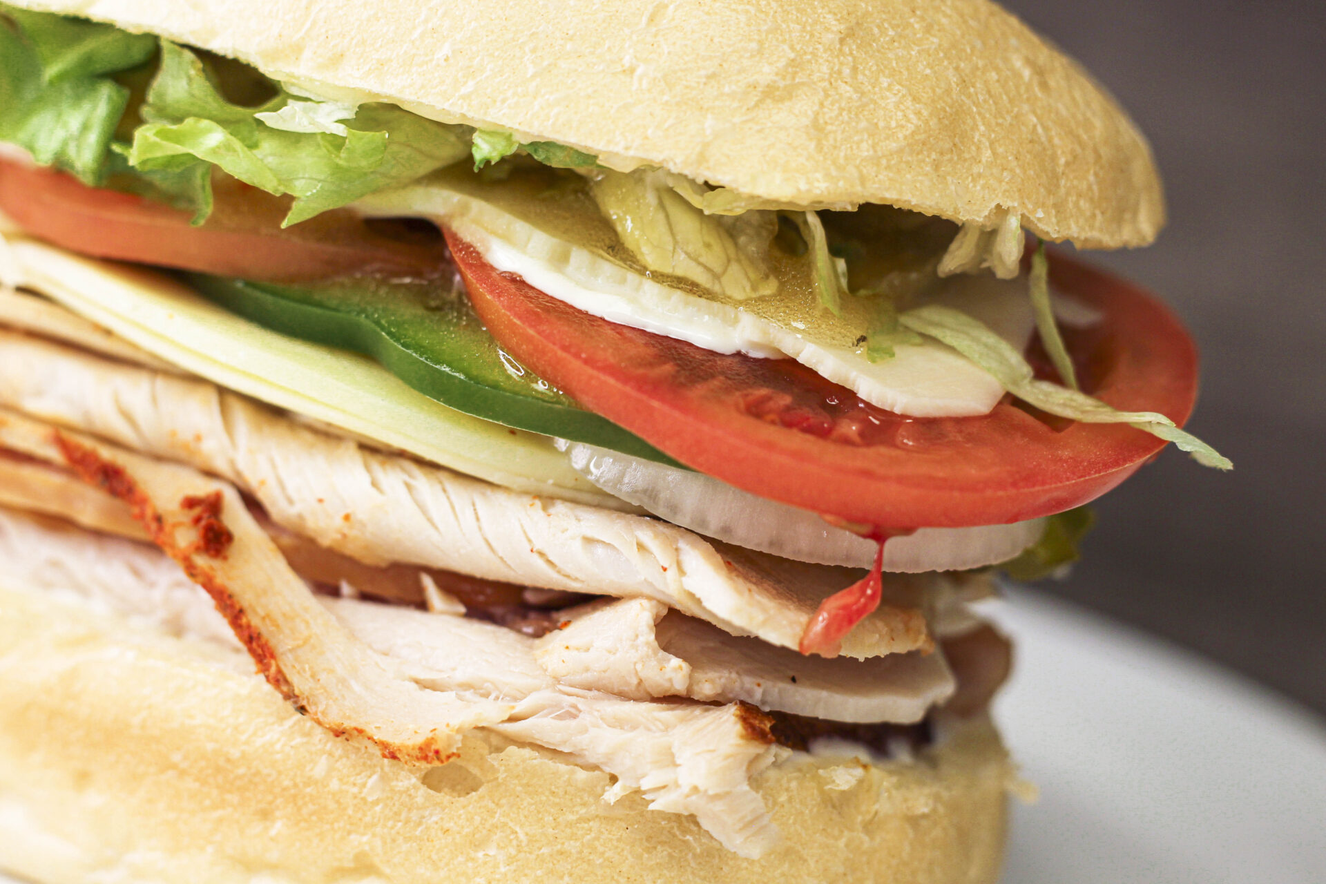 Full toasted sub sandwich